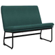 Klupa tamnozelena 100 x 75 x 76 cm od tkanine