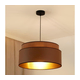 Brilagi - Luster na sajli OREGON VEGE 1xE27/15W/230V prečnik 45 cm braon