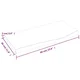 Vidaxl Stenska polica temno rjava 60x30x2 cm trdna hrastovina