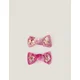 Monsoon Children Set šnala za kosu za devojčice Sequin Velvet, 2 komada, Roze