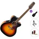 Takamine GJ72CE-12 Standard SET Brown Sunburst 12 strunska elektroakustična kitara