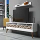 Hanah home TV Komoda Line Bela