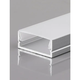 ALUMINIJASTI PROFIL ZA LED TRAK (maks. 15 mm) + SENČILO 17 × 7 mm/2 m ALUMINIJASTA POVRŠINA NL9254103