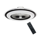 Brilagi - LED prigušiva svetiljka sa ventilatorom RONDA LED/48W/230V crna + daljinski upravljač