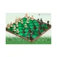 NOBLE COLLECTION – MINECRAFT – OVERWORLD HEROES VS. HOSTILE MOBS CHESS SET