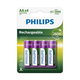 Philips BATERIJA AA - POLNILNA BLISTER 4 KOS (HR06)