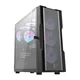 slomart darkflash dk431 mrežasto računalniško ohišje + 4 ventilatorji (črno)