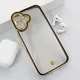 Maska za iPhone 16 Luxury Crystal Clear crna