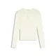 Bershka Majica volneno bela