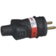 LEGRAND Vtič 2P+Z 16a IP44 črna guma