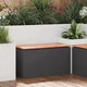 Vrtna klupa Crna 80 x 40 x 43 cm Čelik