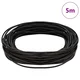 vidaXL Usnjena vrvica Temno rjava O1 mm x 5 m Usnje