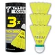 Talbot Torro TALBOT TORRO Tech 350 Slow badmintonske žogice, 3 kosi - rumene