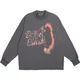 Billie Eilish Neon Silhouette Charcoal Grey M Majica
