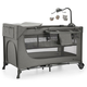 kinderkraft® prenosna posteljica joy™ 2 z dodatki dark grey