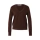 Pure Cashmere NYC Pulover Classic čokolada