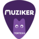 Muziker 0.88 Tortex Standard Purple Medium-Heavy 0.88