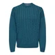 Only & Sons Pulover Lamard cijansko modra
