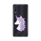 Silikonska maska za Alcatel 1S 2020/5028D/A1 Alpha 20 Purple Unicorn Print Skin providna