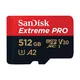 SanDisk SDXC 512GB Micro Extreme Pro 200MB/s A2 C10 V30 UHS-I US+Ad
