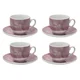 Tognana Set šoljica za kapućino Colorplay, 4 komada, Roze