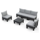 Keter baštenski set Cantara elements 5 seater grafit