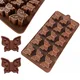 shumee Silikonski kalup, kalup za čokolado, praline, želeji, želeji, metuljčki