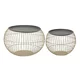 Ena Set od 2 stola 66x42cm, Crna