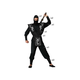 Ninja crno-bijeli muški karnevalski kostim - XL