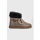 Kožne cipele za snijeg Inuikii CLASSIC HIGH boja: smeđa, 75207-005
