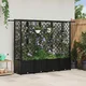 Povišeni krevet s mrežom i krovom Crna 202 x 40 x 138 cm PP