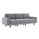 Atelier del Sofa Trosed Sparrow Extra 3, 238x89x87 cm, Sivi
