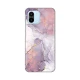 Silikonska maska za Xiaomi Redmi A1/A2 Pink Marble Print šarena