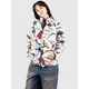 Passenger Fairbanks 2.0 Full Zip Recycled Sherpa Fleec abstract trails off white