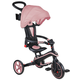 Globber otroški zložljivi tricikel 4 v 1 - Deep Pastel Pink