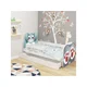 ACMA VII Krevet za decu sa dodatnom fiokom Animals White 140 x 70 cm