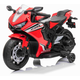 Električni motocikel HONDA CBR 1000RR, Licencirano, 12V baterija, Plastična platišča, rdeča