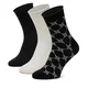 Nine West Dolge nogavice BR_NW_01_Z_SS25 (3 PACK) Pisana