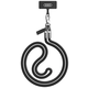 Audi universal phone lanyard 120cm 8mm crossbody black AU-CBL8-R8/D1-BK (AU-CBL8-R8/D1-BK)