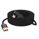 shumee 5 m kabel za hitro polnjenje, kot 90 stopinj, USB A na C, dolžine 5 metrov, črne barve