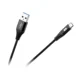 Rebel USB kabel 2.0 M.- tip C. M., črne barve, 0,5m