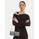 Guess Ročna torba Elsie Mini HWSC96 50710 Srebrna