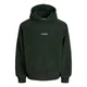 JACK & JONES Pulover JJSOHO temno zelena