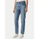 Calvin Klein Jeans Kavbojke Faded Whiskered Mom  svetlo modra