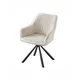 Songmics Jedilni stol vrtljiv 60x60x81.5 cm bež