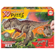 Puzzle dinosaurus Tyrannosaurus Rex 3D Creature Educa dĺžka 61 cm 82 dielov od 6-9 rokov EDU19182