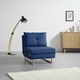 Bessagi Home Schlafsessel Blau, malic Malic