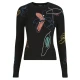 Desigual Pulover modra/jastog/črna/bela