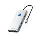 Orico XCR 12v1 RGB USB-C Docking Station (3x USB-A 3.1, 1x HDMI, 1x VGA, RJ45...) - srebrna