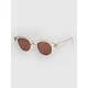 Dot Dash Aperture Shiny Grey Sunglasses brown